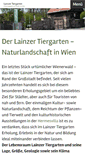 Mobile Screenshot of lainzer-tiergarten.at